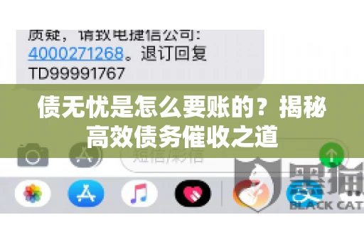 债无忧是怎么要账的？揭秘高效债务催收之道
