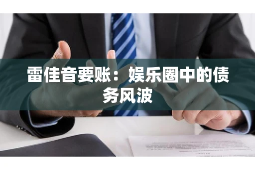 雷佳音要账：娱乐圈中的债务风波