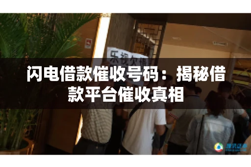 闪电借款催收号码：揭秘借款平台催收真相