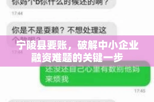 宁陵县要账，破解中小企业融资难题的关键一步